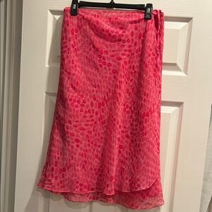 Cato Vibrant Pink A-Line Skirt wrap